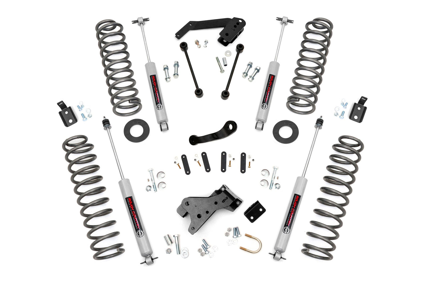Rough Country (68230) 4 Inch Lift Kit | Jeep Wrangler JK 4WD (2007-2018)