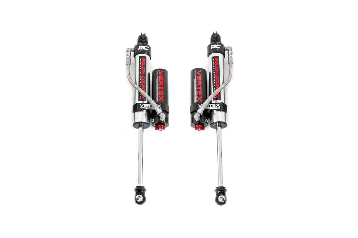 Rough Country (699006) Vertex 2.5 Adj Rear Shocks | 3-5" | Jeep Wrangler JK/Wrangler Unlimited (07-18)