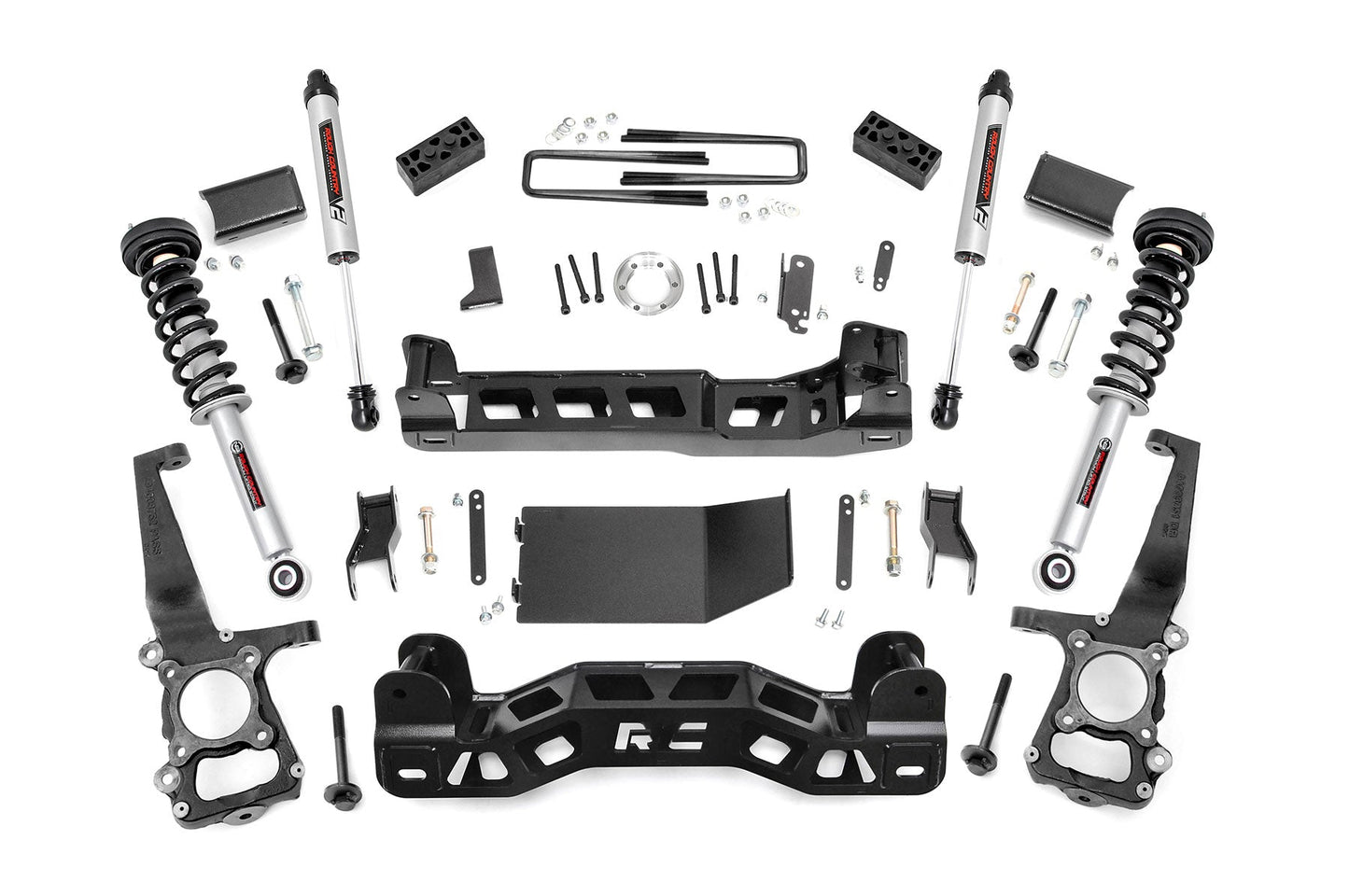 Rough Country (59971) 4 Inch Lift Kit | N3 Struts/V2 | Ford F-150 4WD (2009-2010)