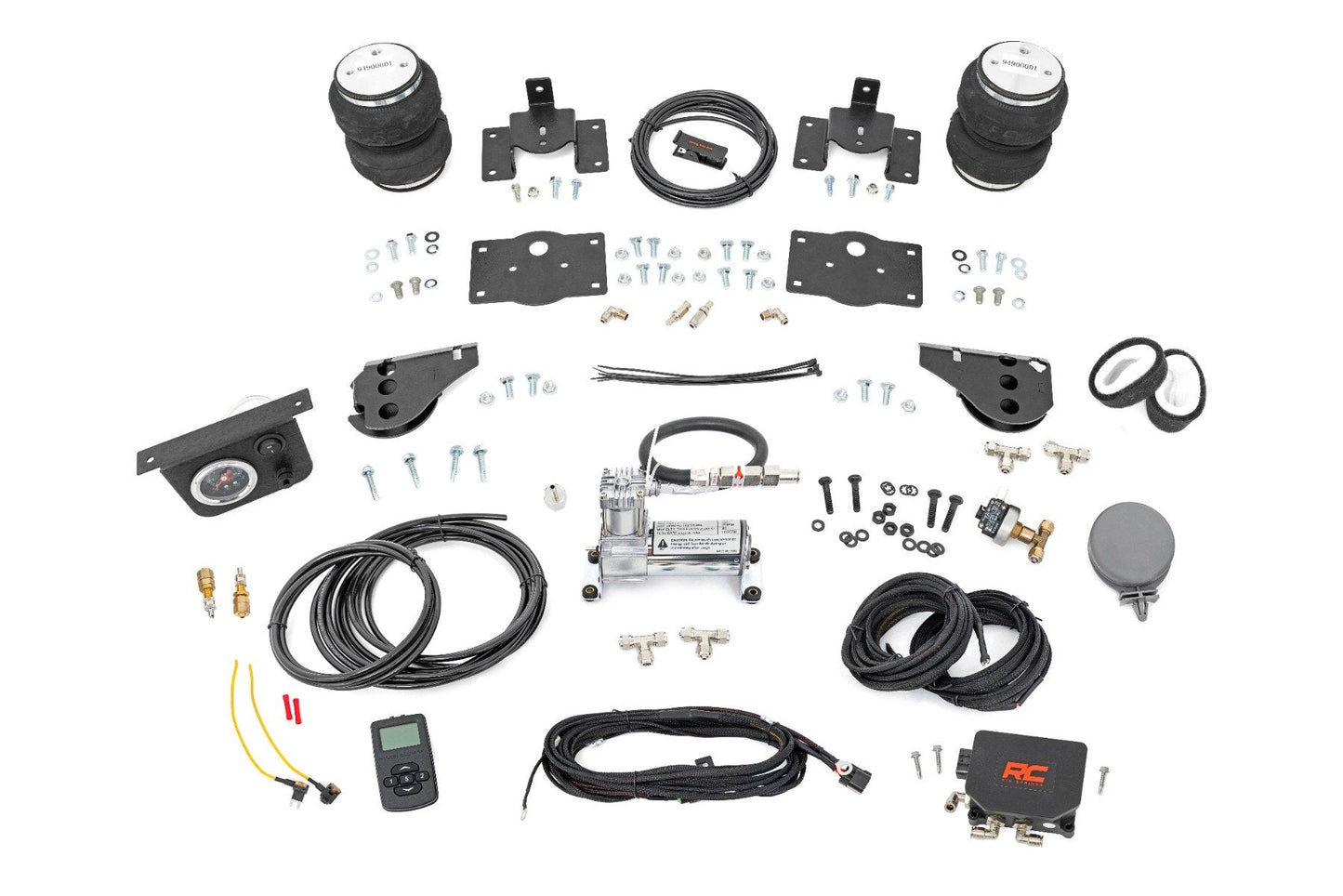 Rough Country (10032WC) Air Spring Kit w/compressor | Wireless Controller | Ram 1500 4WD (09-23 Classic)