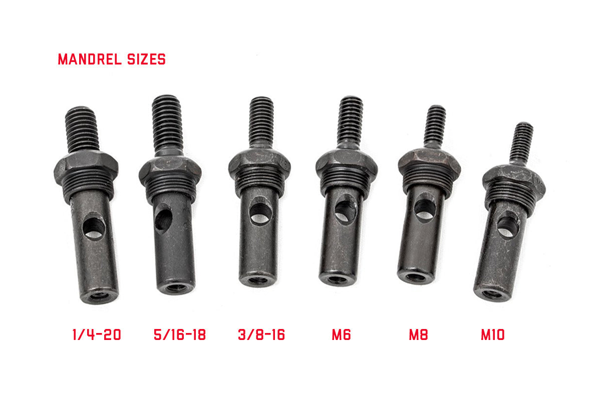 Rough Country (10583) Nutsert Toolkit - 10 Piece System W/Quick Change Mandrel Set