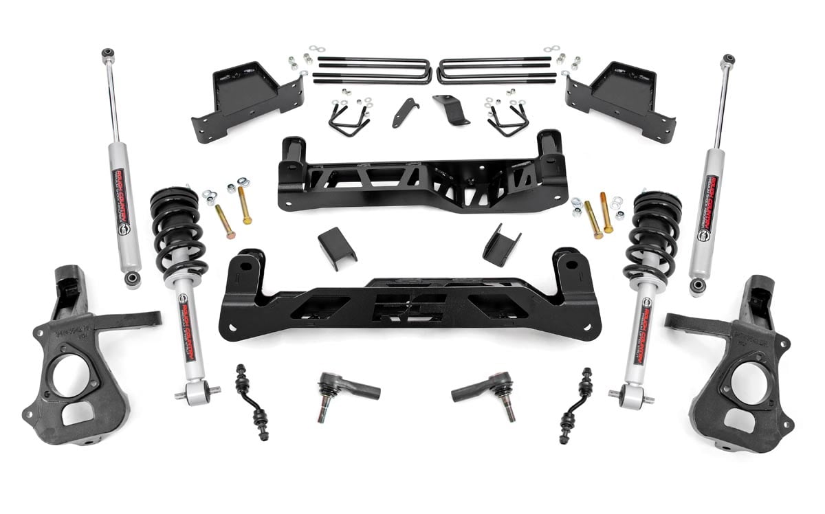 Rough Country (23733) 7 Inch Lift Kit | Cast Steel | N3 Struts | Chevy/GMC 1500 (14-18)