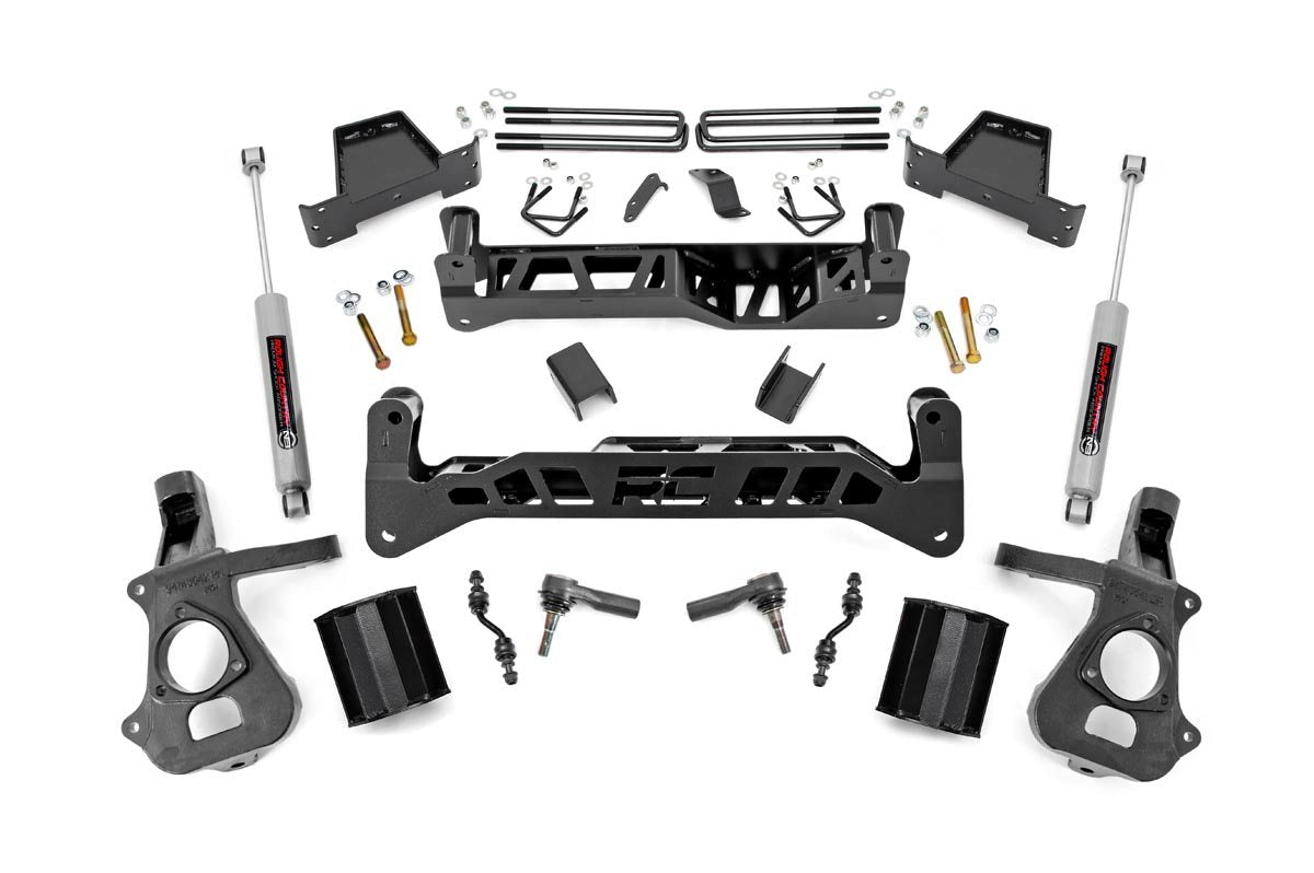 Rough Country (18731) 7 Inch Lift Kit | Alu/S.Steel | Chevy/GMC 1500 (14-18)
