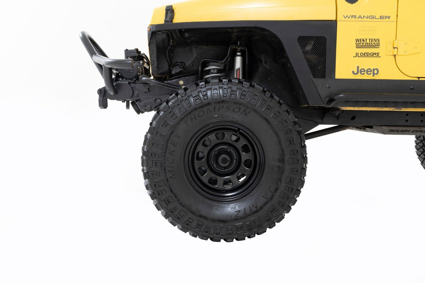Rough Country (RC51-5885) Steel Wheel | Black | 15x8 | 5x5.5 | 4.25 Bore | -19