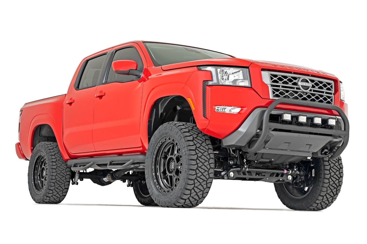 Rough Country (RCN2273CC) Nerf Steps | Cab Length | Crew Cab | Nissan Frontier 2WD/4WD (05-23)