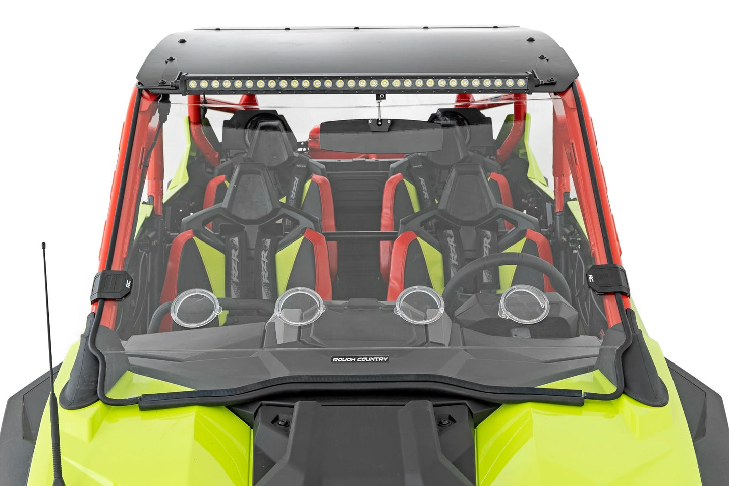 Rough Country (98202210) Vented Full Windshield | Scratch Resistant | Polaris RZR Turbo R (22-23)