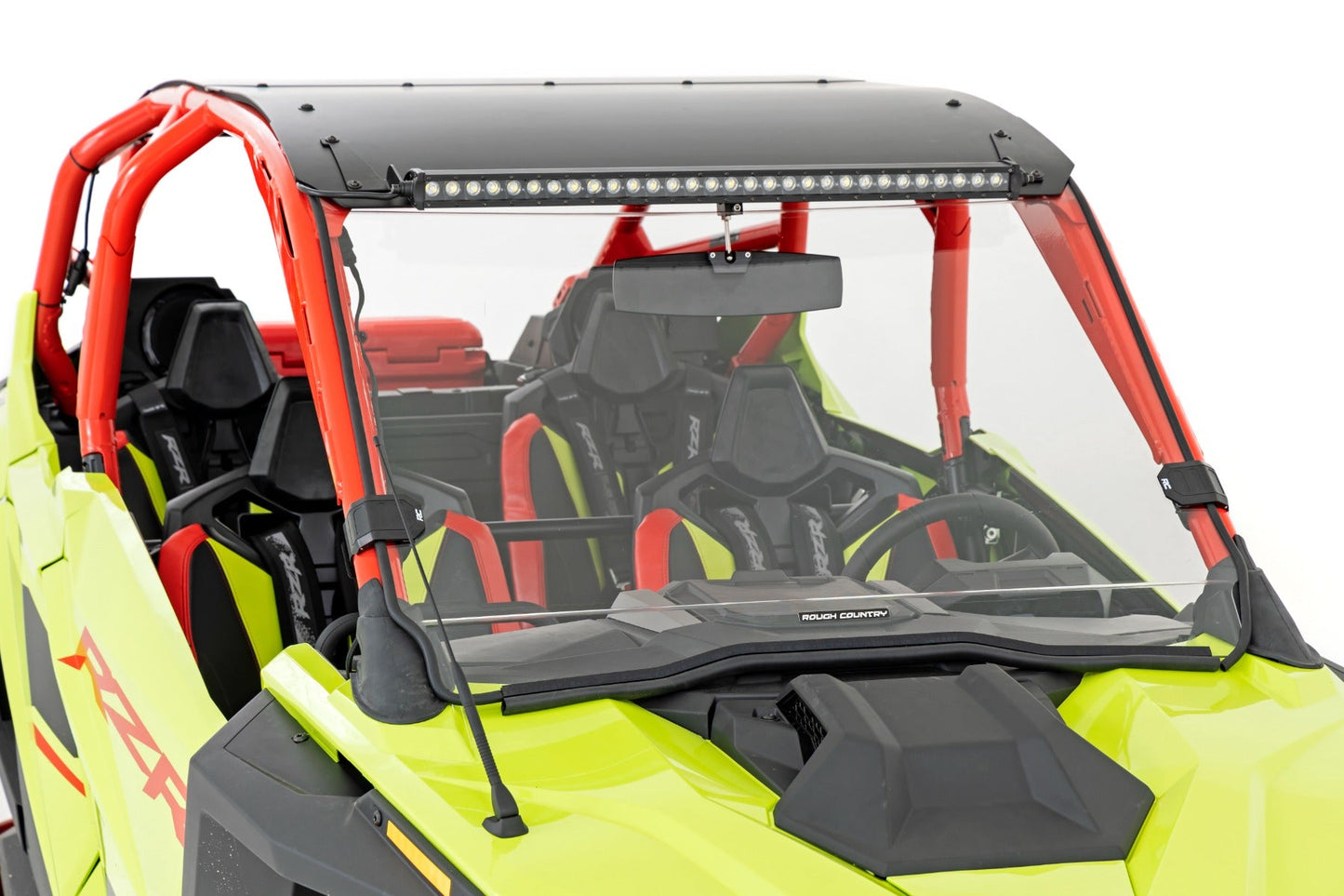 Rough Country (98102210) Full Windshield | Scratch Resistant | Polaris RZR Pro/Turbo R