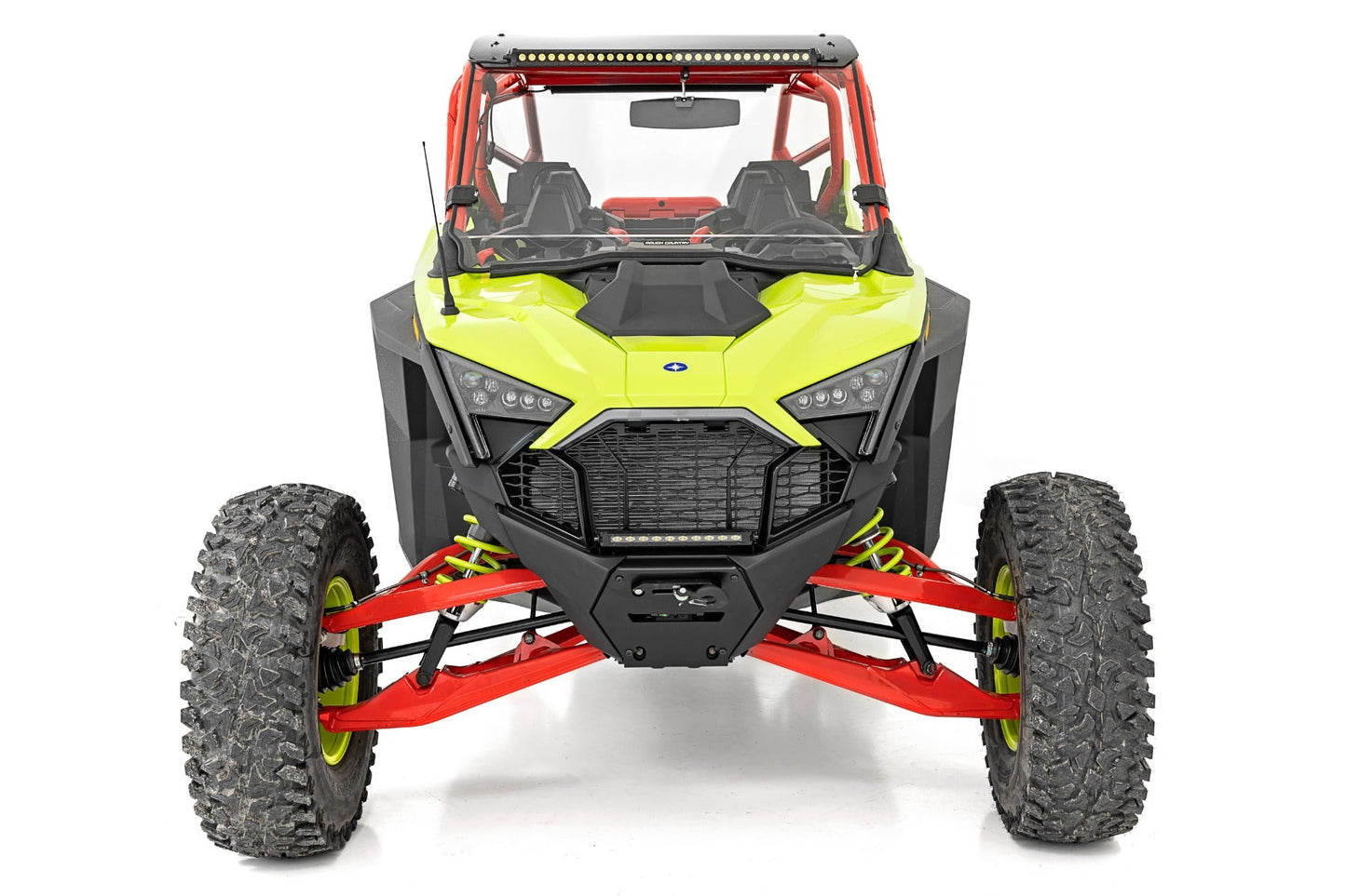 Rough Country (98102210) Full Windshield | Scratch Resistant | Polaris RZR Pro/Turbo R