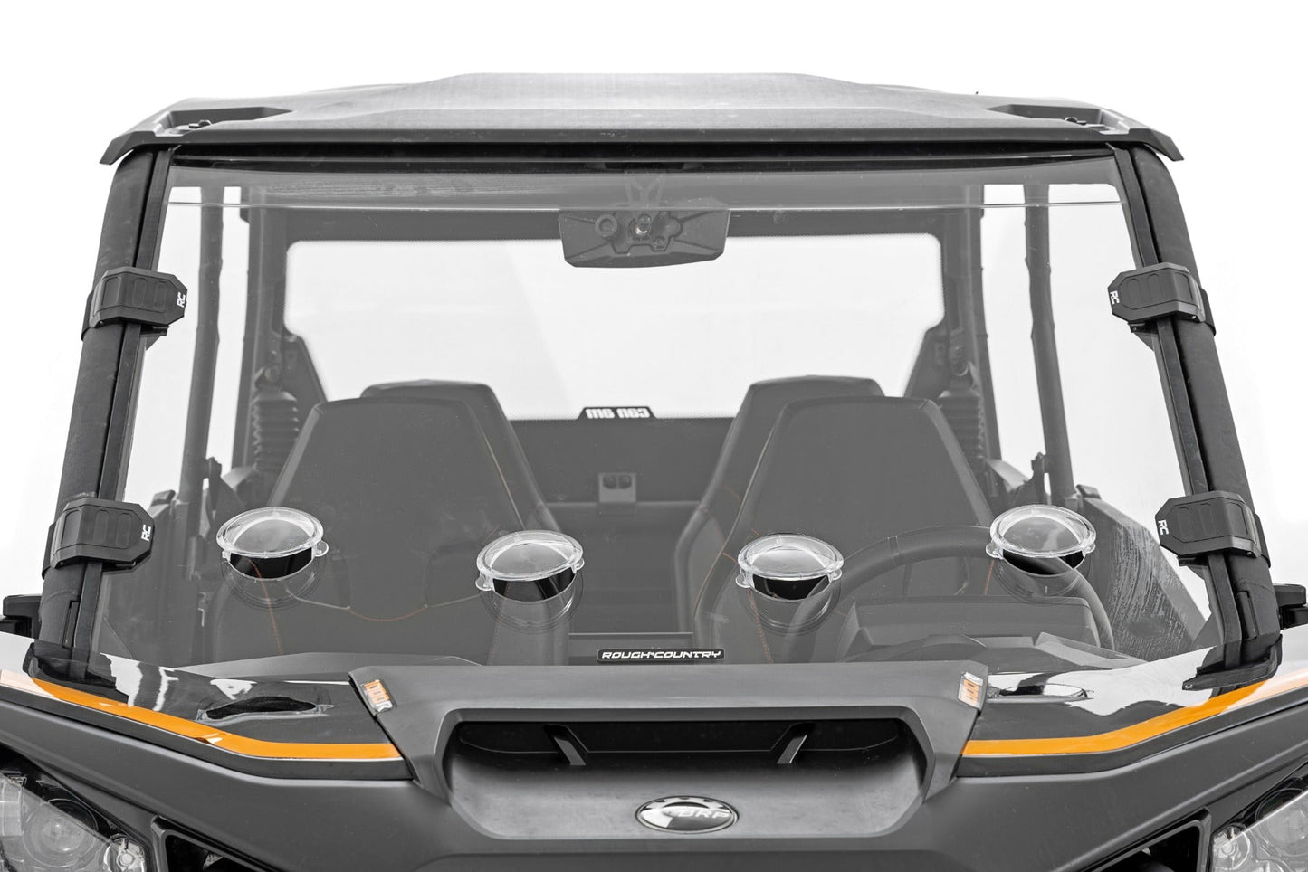 Rough Country (98202230) Vented Full Windshield | Scratch Resistant | Can-Am Commander 1000R/Max