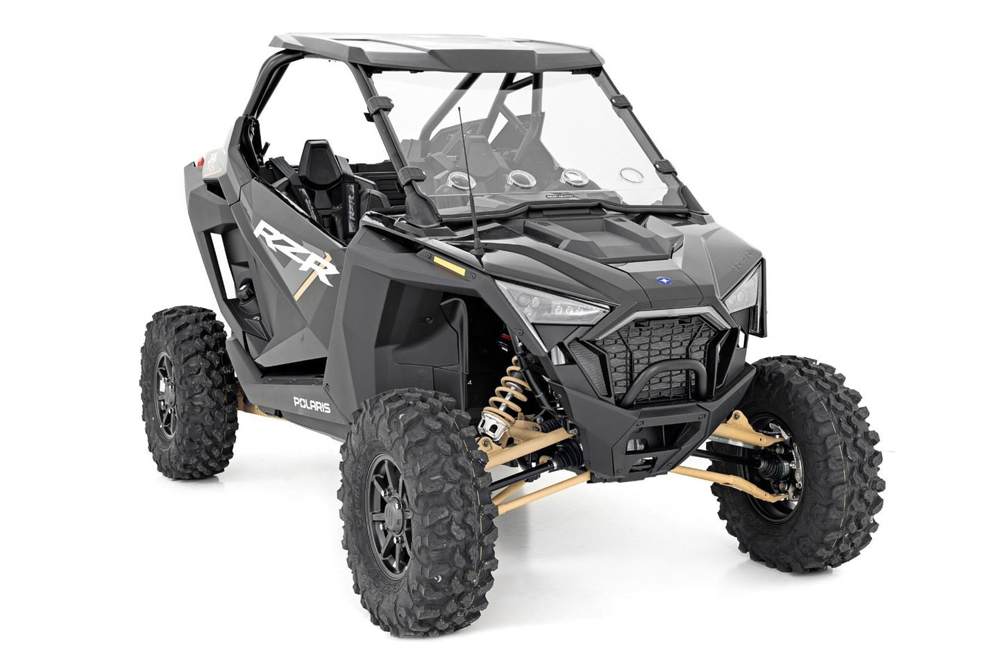 Rough Country (98202010) Vented Full Windshield | Scratch Resistant | Polaris RZR Turbo R (2023)