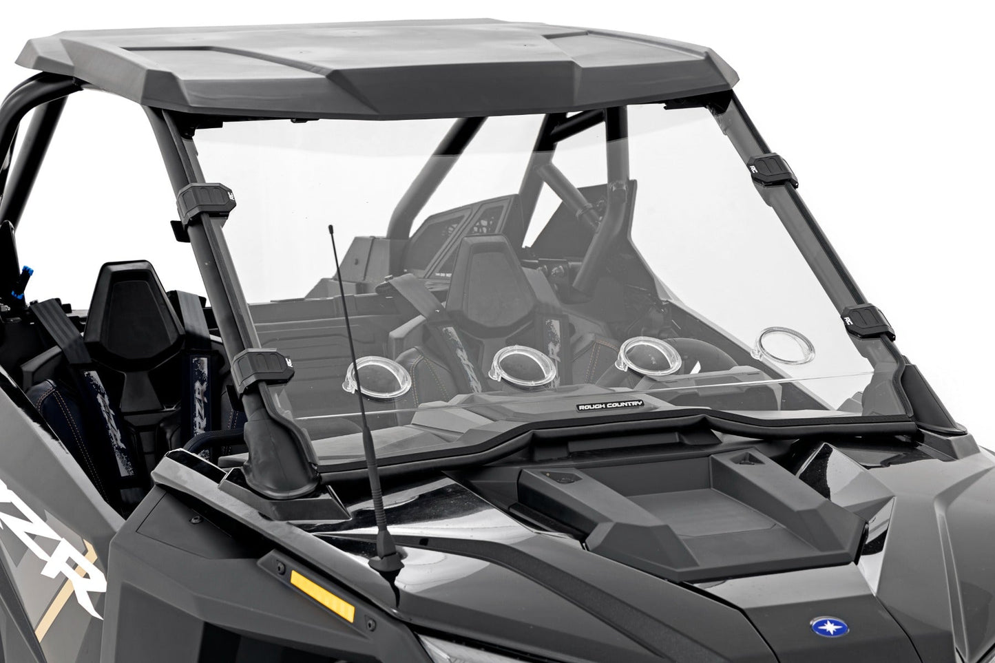 Rough Country (98202010) Vented Full Windshield | Scratch Resistant | Polaris RZR Turbo R (2023)