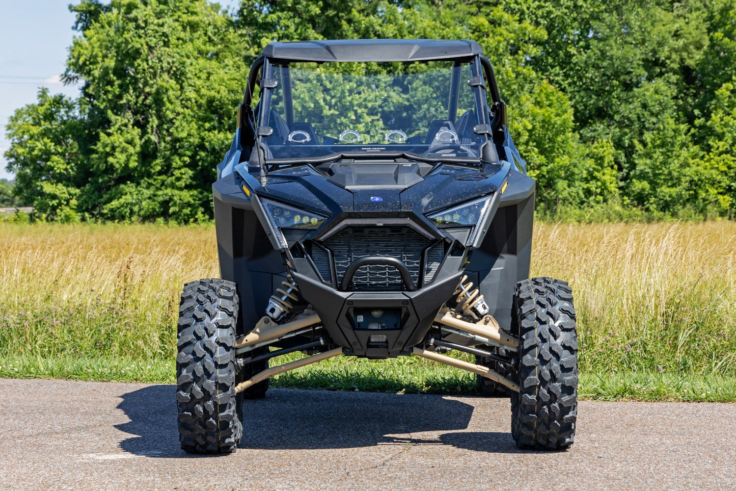 Rough Country (98202010) Vented Full Windshield | Scratch Resistant | Polaris RZR Turbo R (2023)