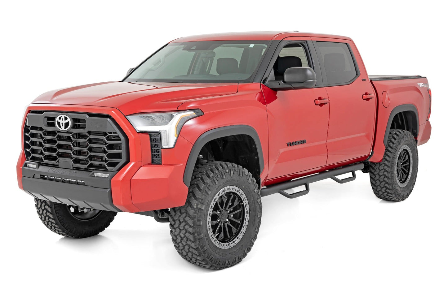 Rough Country (RCT2282CC) Nerf Steps | Cab Length | Crew Max | Toyota Tundra 2WD/4WD (22-24)