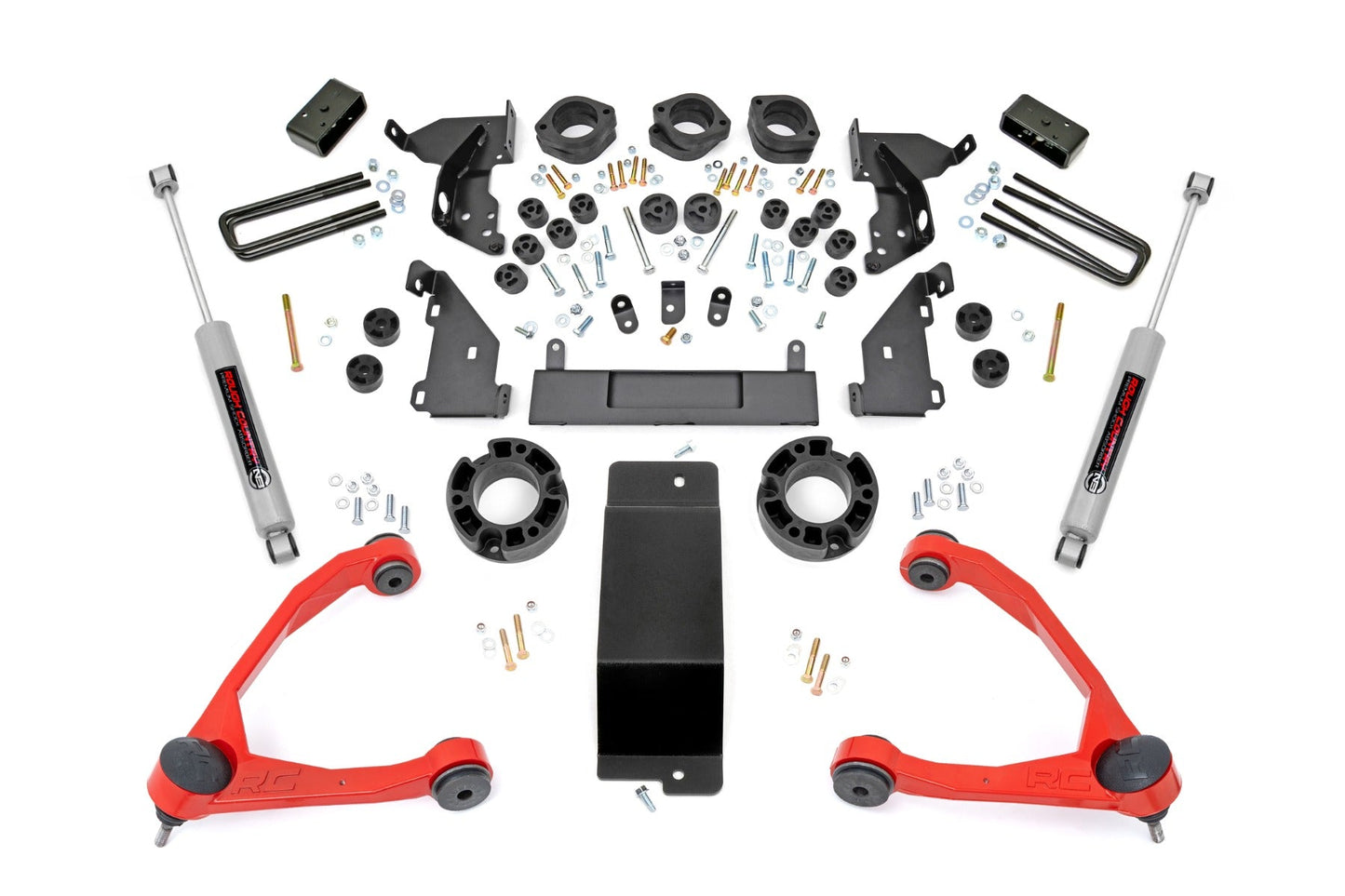 Rough Country (294.20RED) 4.75 Inch Lift Kit | Combo | Chevy/GMC 1500 (14-15)