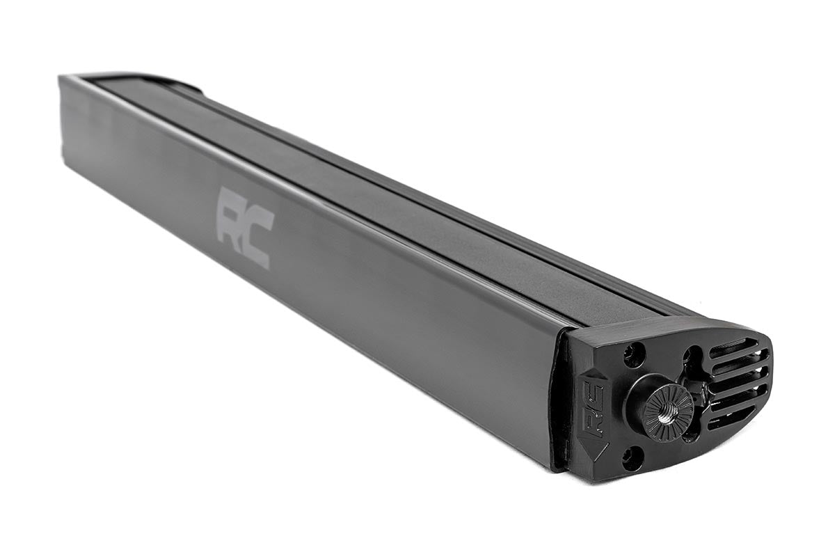 Rough Country (70720BLDRL) Black Series LED Light Bar | Cool White DRL | 20 Inch | Single Row