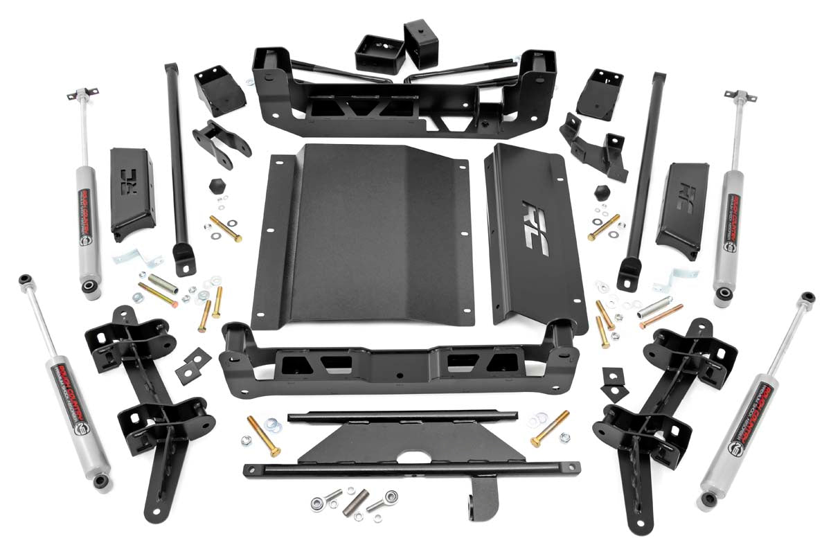 Rough Country (27430) 4 Inch Lift Kit | Chevy/GMC C1500/K1500 Truck/SUV 4WD (1988-1999)
