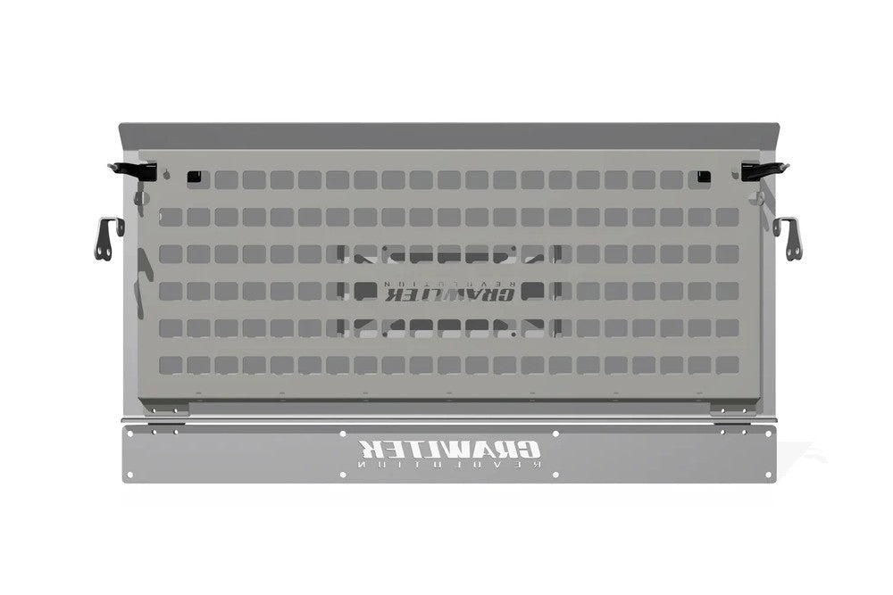 CrawlTek Drop Down Tailgate with Molle Rack | Jeep Wrangler YJ/TJ