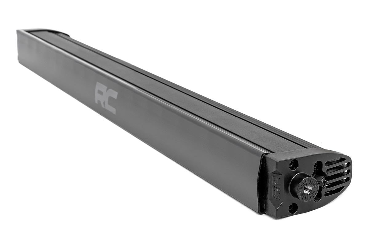 Rough Country (70730BLDRL) Black Series LED Light Bar | Cool White DRL | 30 Inch | Single Row