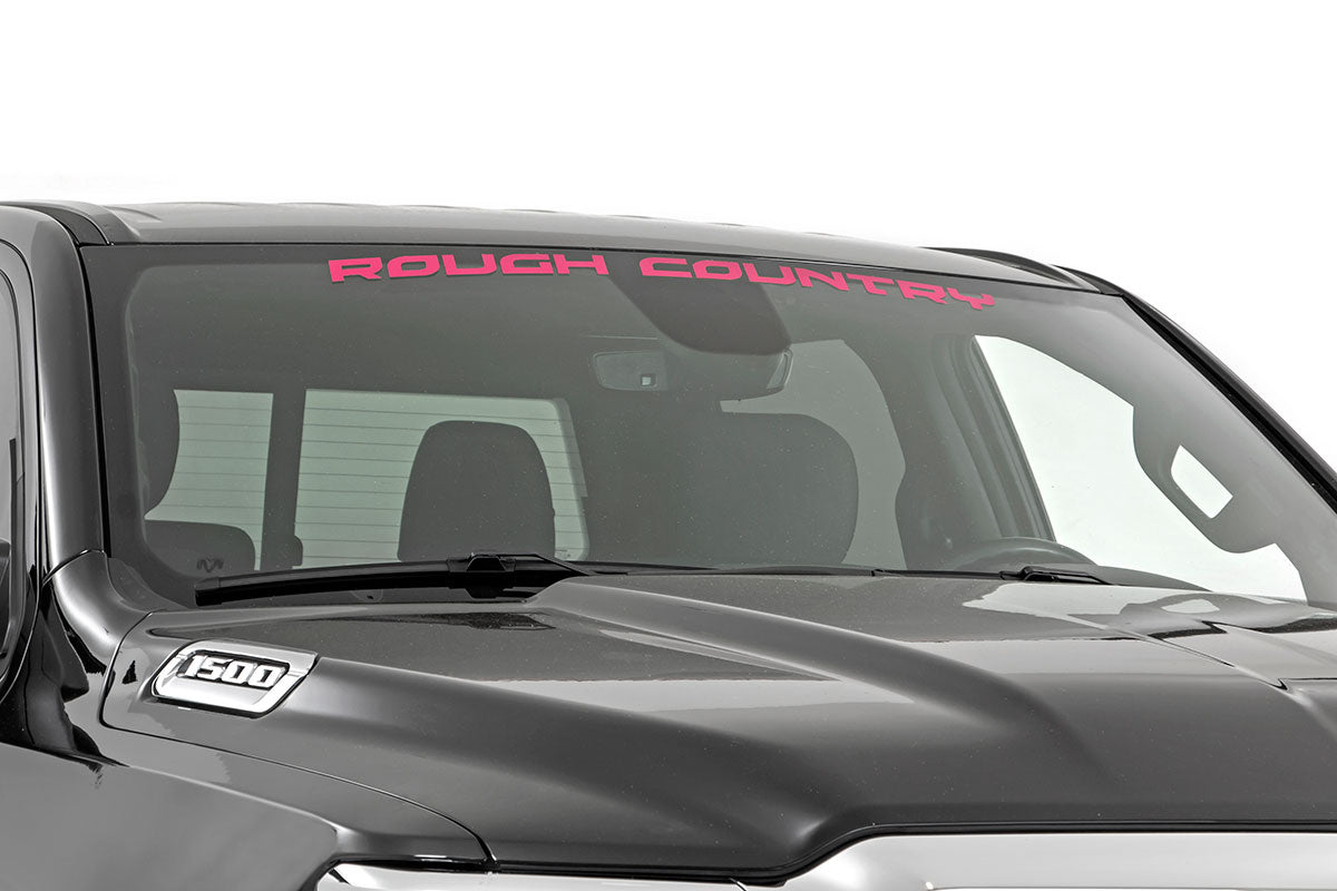 Rough Country (84166PK) Rough Country Decal | 3.6 Inch x 35 Inch | Pink