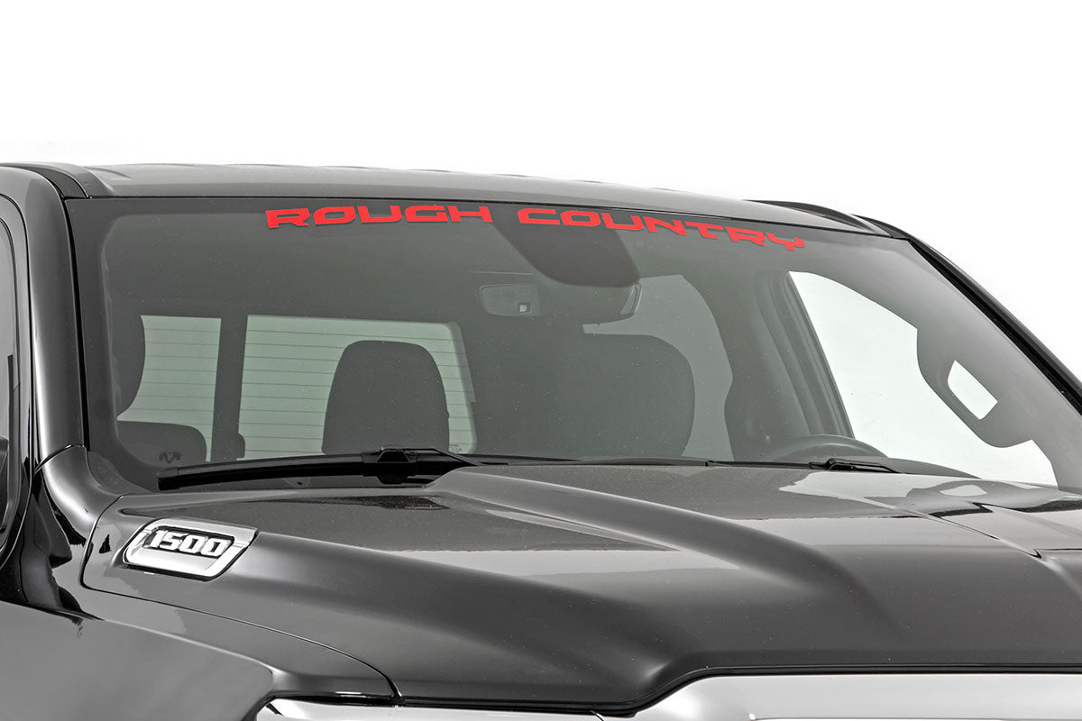 Rough Country (84166RD) Rough Country Decal | 3.6 Inch x 35 Inch | Red