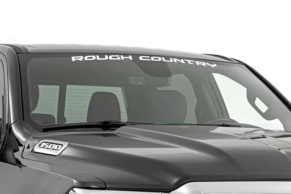 Rough Country (84164W) Rough Country Decal | 2 Inch x 27 Inch | White