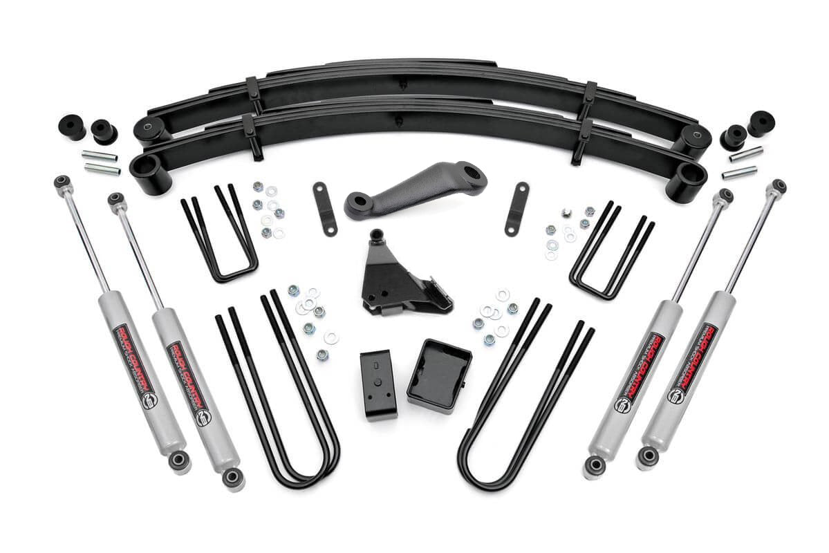 Rough Country (49630) 6 Inch Lift Kit | Rear Blocks | Ford F-250/F-350 Super Duty (99-04)