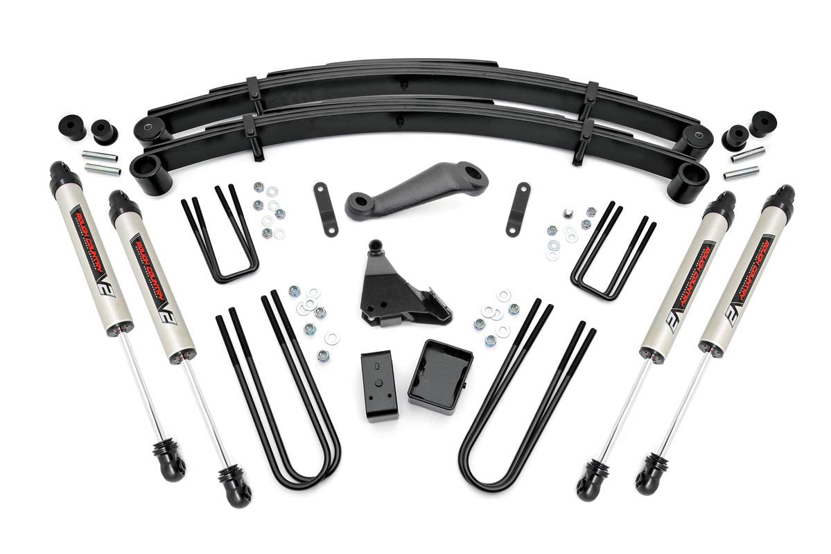Rough Country (49670) 6 Inch Lift Kit | Rear Blocks | V2 | Ford F-250/F-350 Super Duty (99-04)