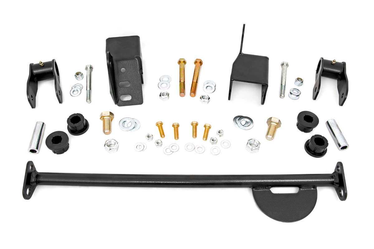 Rough Country (5059) Front Shackle Reversal Kit | Jeep CJ 7 4WD (1976-1986)