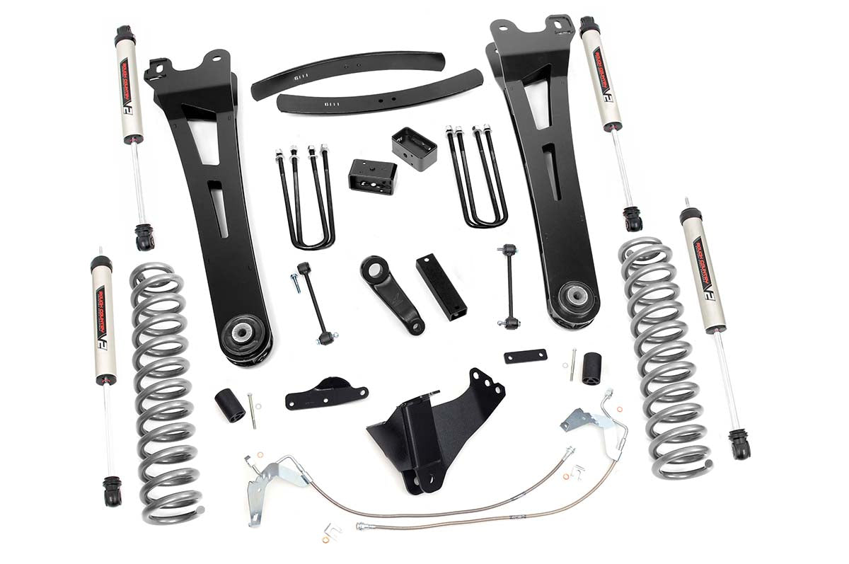 Rough Country (53970) 6 Inch Lift Kit | Gas | Radius Arm | V2 | Ford F-250/F-350 Super Duty (08-10)