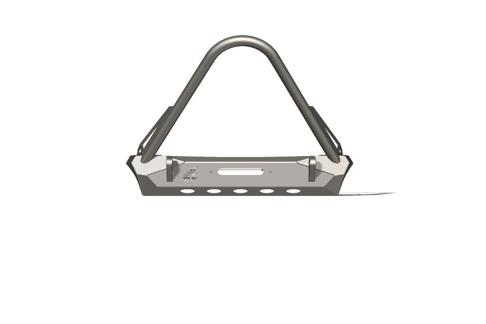 CrawlTek Pyro Stubby Front Bumper with Stinger | Jeep Wrangler CJ/YJ/TJ