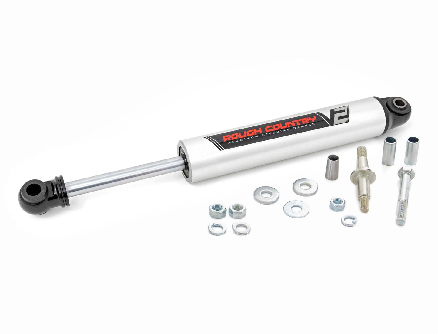 Rough Country (8732370) V2 Steering Stabilizer | Ram 2500 4WD (2010-2012)