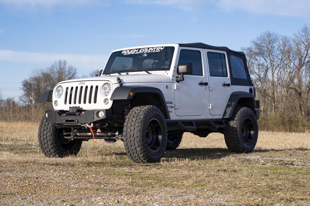 Rough Country (66950) 3.25 Inch Lift Kit | Vertex | Jeep Wrangler Unlimited (07-18)