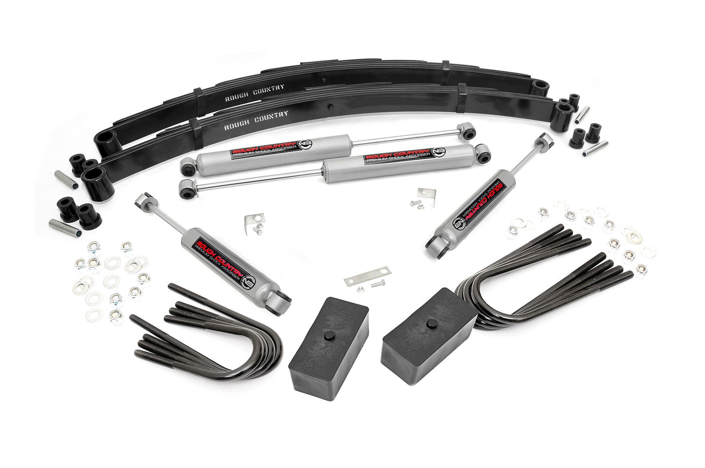 Rough Country (26730) 2 Inch Lift Kit | Rear Blocks | Chevy/GMC 3/4-Ton Suburban/C25/K25 Truck (73-76)