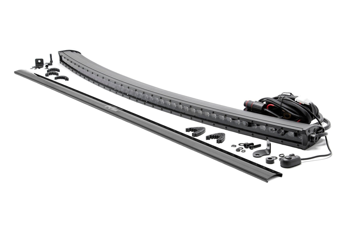 Rough Country (72750BL) Black Series LED | 50 Inch Light| Curved Single Row