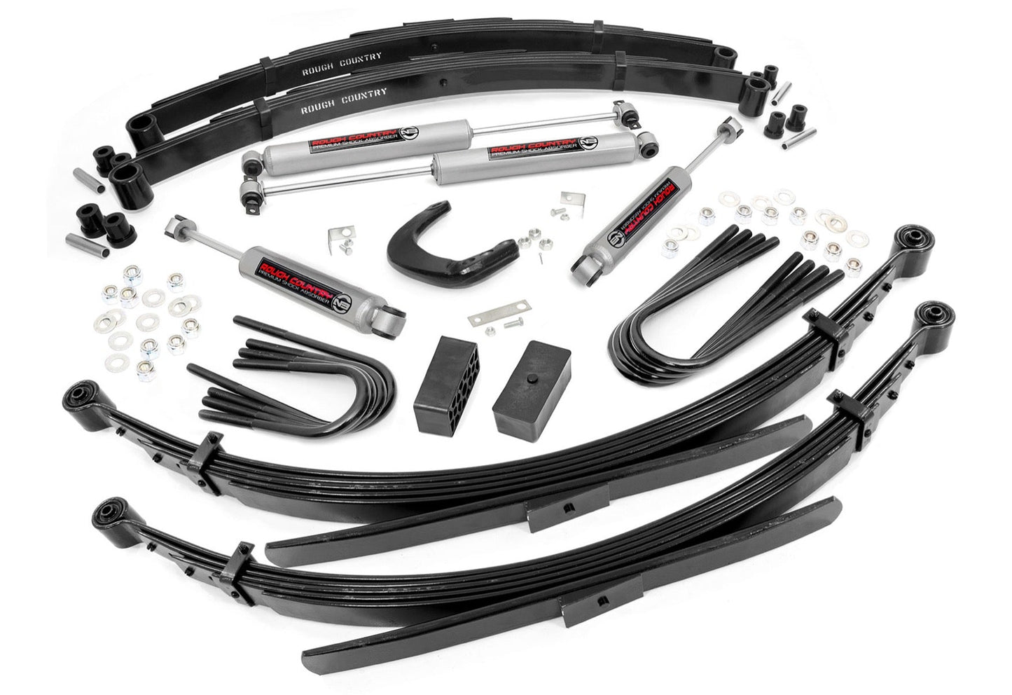 Rough Country (12930) 6 Inch Lift Kit | 52 Inch Rear Springs | Chevy/GMC 3/4-Ton Suburban/C25/K25 Truck (73-76)