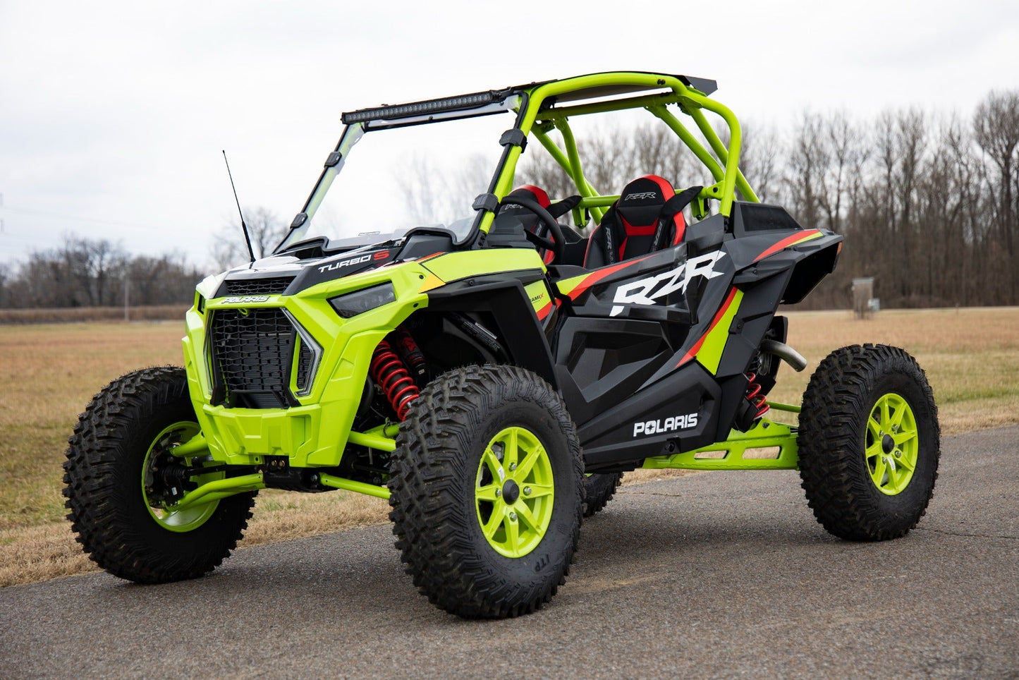 Rough Country (98112110) Full Windshield | Scratch Resistant | Polaris RZR Turbo S