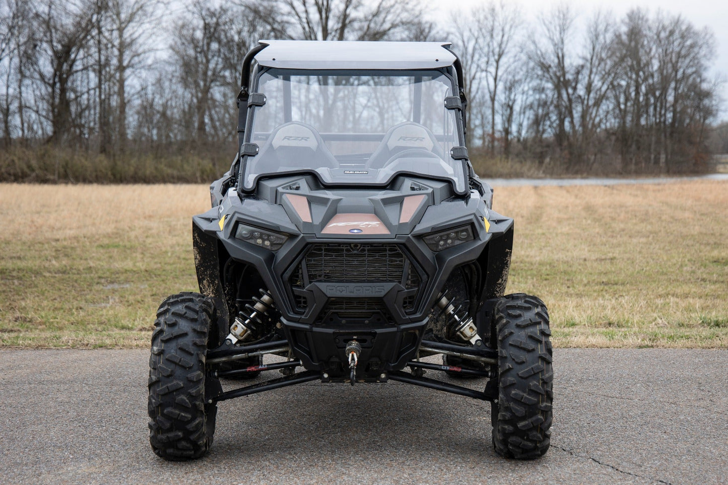 Rough Country (98192010) Full Windshield | Scratch Resistant | Polaris RZR XP 1000