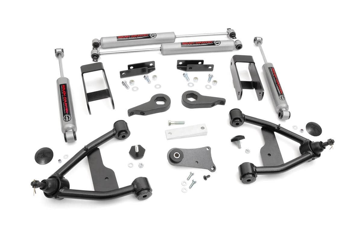 Rough Country (24230) 2.5 Inch Lift Kit | Chevy/GMC S10 Blazer/S10 Truck/S15 Jimmy 4WD
