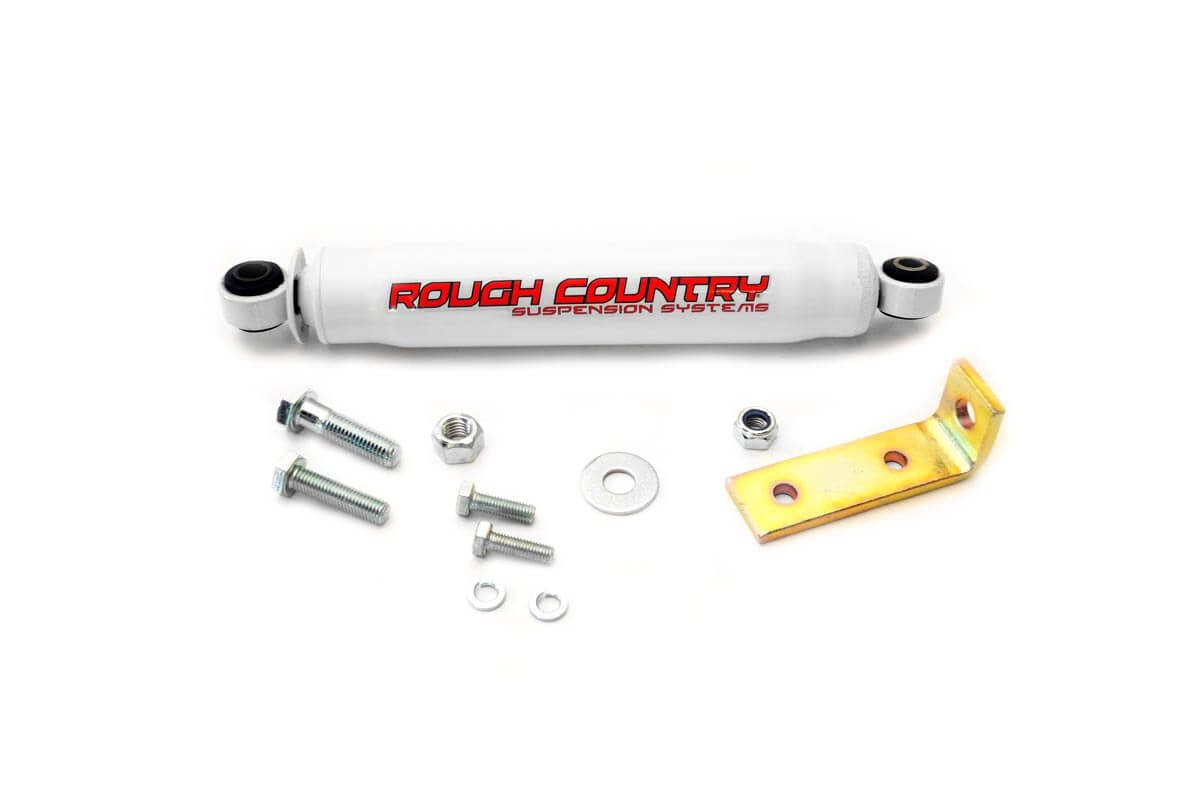 Rough Country (87361) N3 Steering Stabilizer | Nissan D21 Hardbody Truck (86-94)/Pathfinder (87-95)