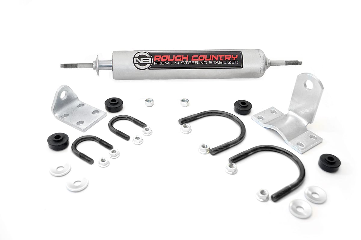Rough Country (8735530) N3 Steering Stabilizer | Chevy/GMC C10/K10 Truck/C25/K25 Truck/Jimmy (69-72)