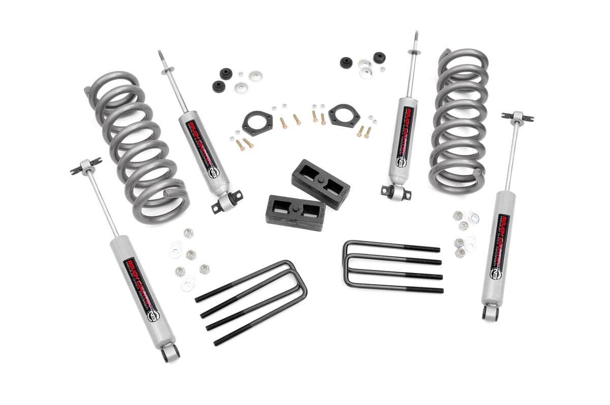 Rough Country (230N3) 2 Inch Lift Kit | Chevy/GMC C1500/K1500 Truck/SUV 2WD (1988-1999)