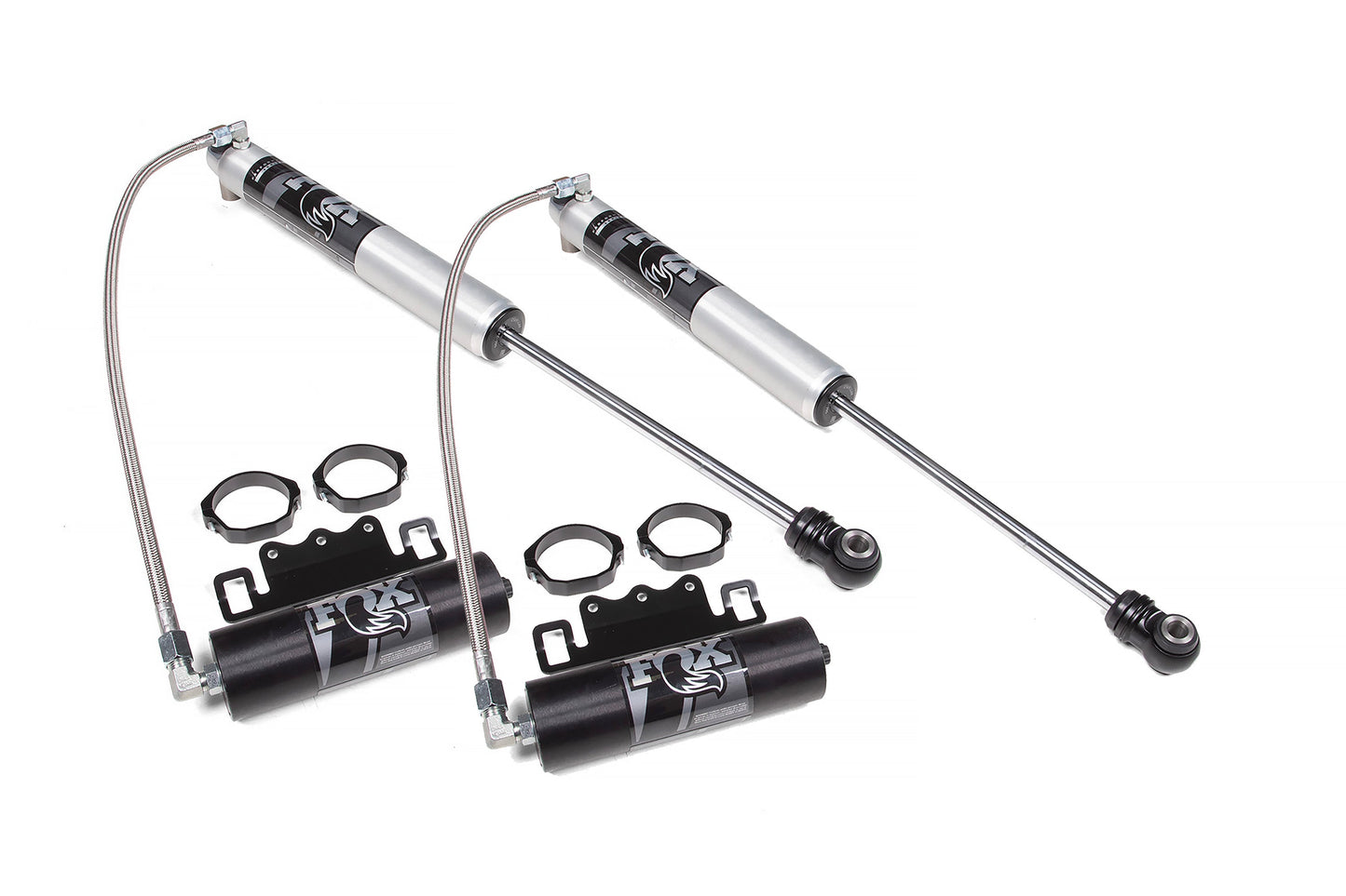 Fox Factory 2.0 Remote Reservoir Front Shocks - Pair | Performance Series | 2.5"-3.5" Lift | Jeep Wrangler JL
