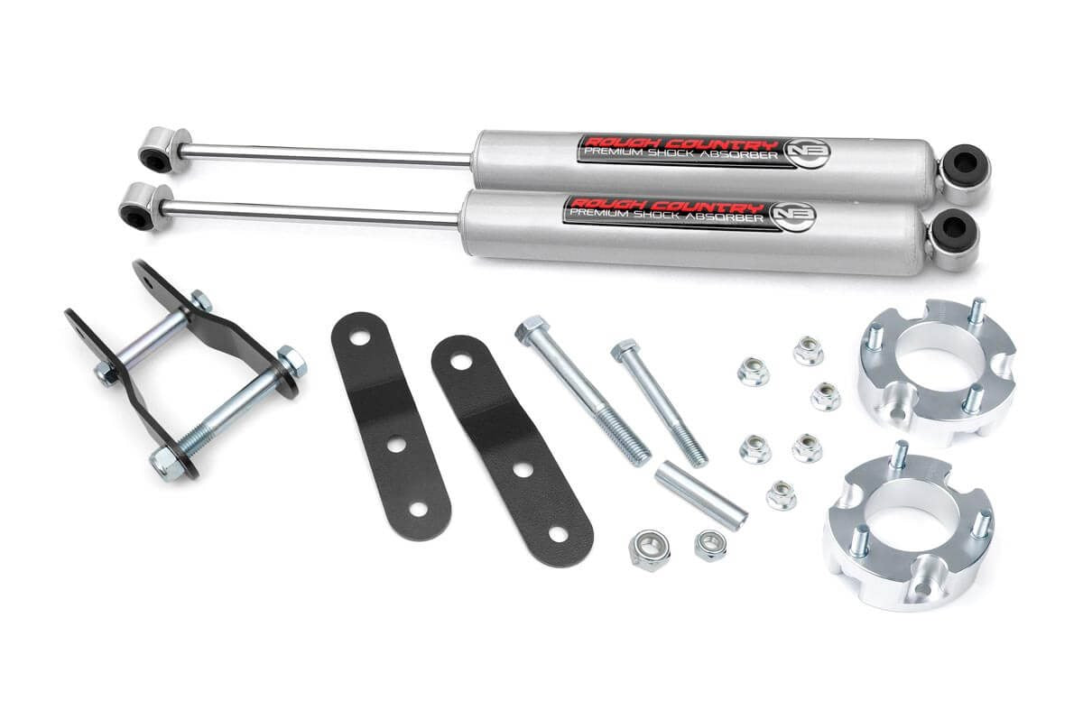 Rough Country (74030) 2.5 Inch Lift Kit | Toyota Tacoma 2WD/4WD (1995-2004)