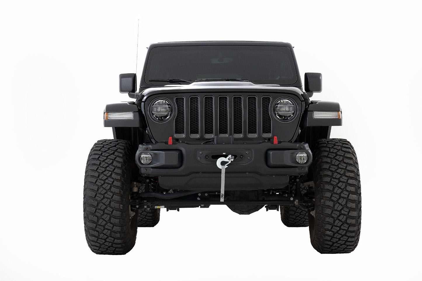Rough Country (10652) Winch Mounting Plate | Modular Steel OE Bumper | Jeep Wrangler JL/Wrangler Unlimited (18-23)