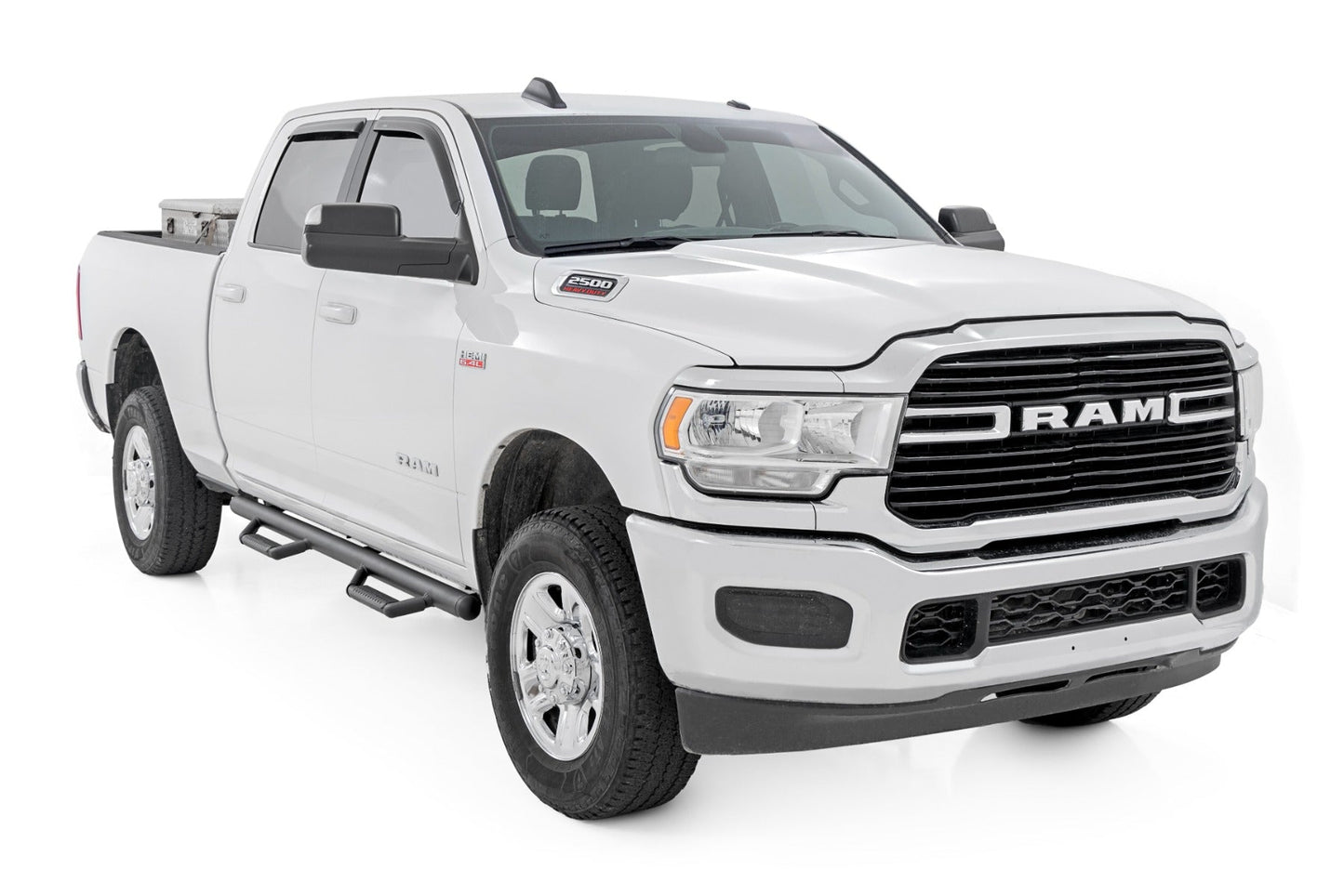 Rough Country (RCD2080CCA) Nerf Steps | Cab Length | Crew Cab | SRW | Ram 1500/2500/3500 2WD/4WD