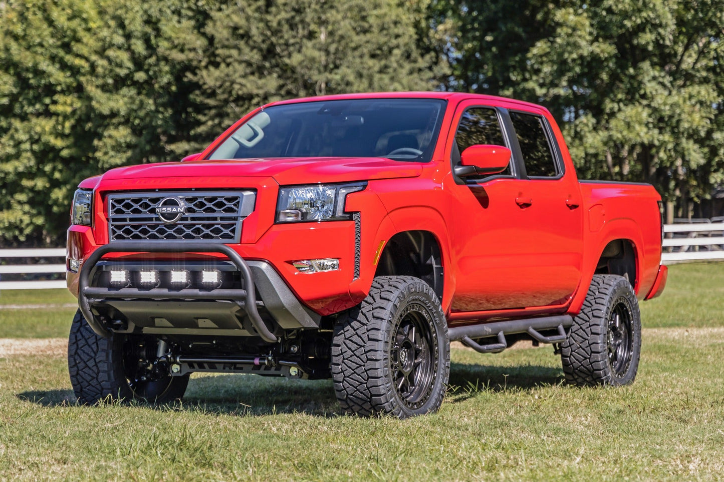 Rough Country (RCN2273CC) Nerf Steps | Cab Length | Crew Cab | Nissan Frontier 2WD/4WD (05-23)