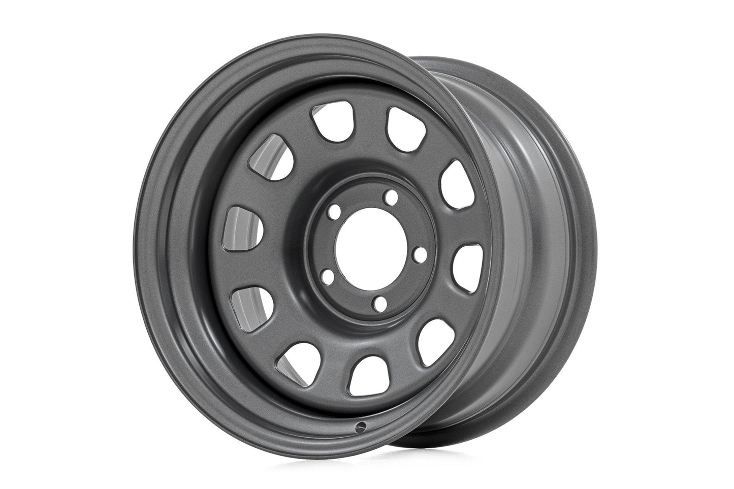Rough Country (RC51-6883G) Steel Wheel | Gray | 16x8 | 6x5.5 | 4.25 Bore | -12