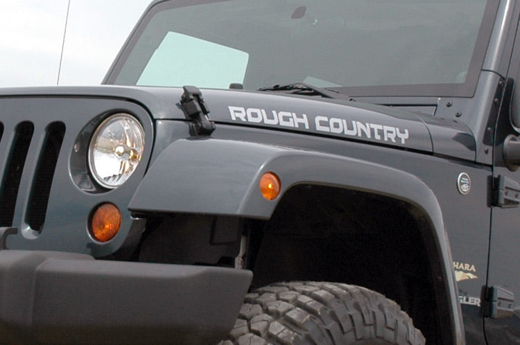 Rough Country (84170G) Rough Country Decal | 27 Inch Fender | Gray