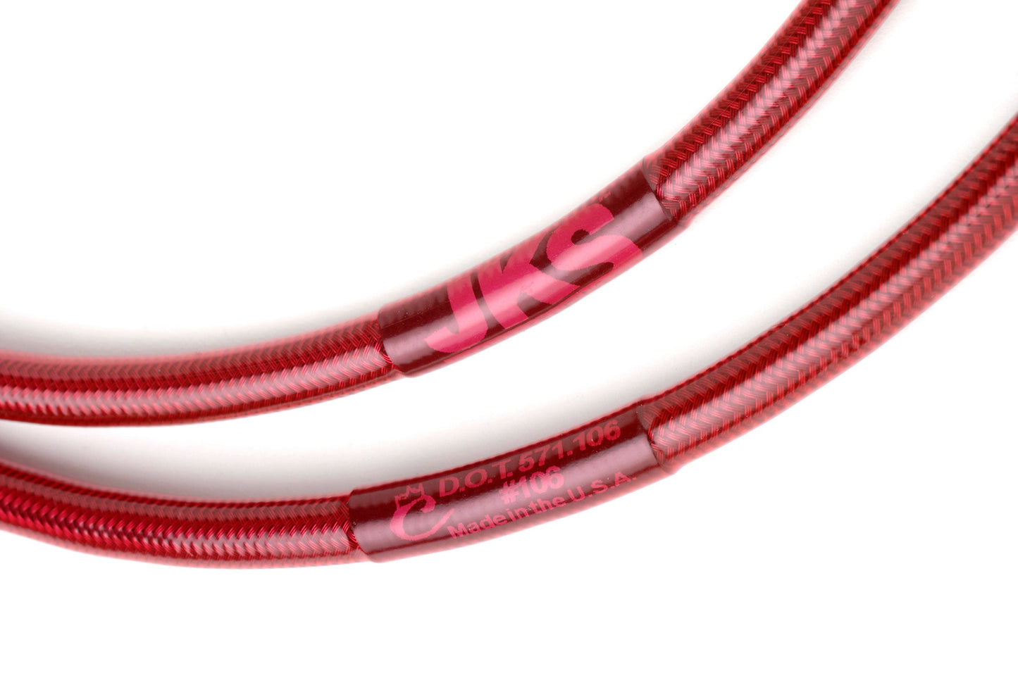 JKS Extended Brake Line Kit | Front | Wrangler TJ and LJ, Grand Cherokee ZJ