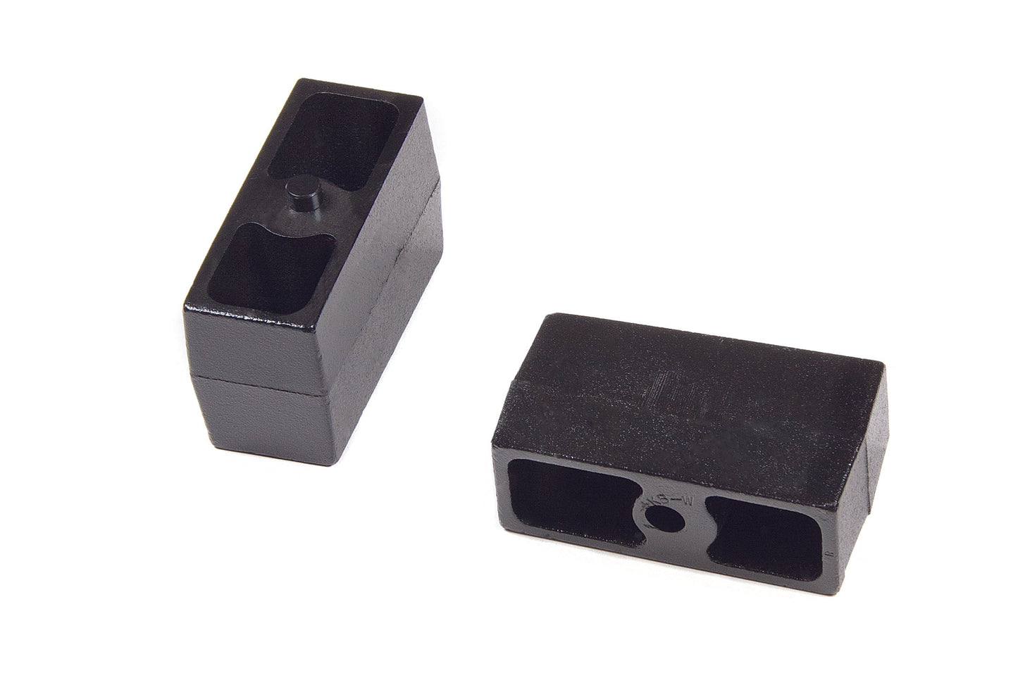 BDS Suspension Rear Lift Blocks - 7/8 in Pin - Cast Iron | 3 Inch Lift | Universal Fitment